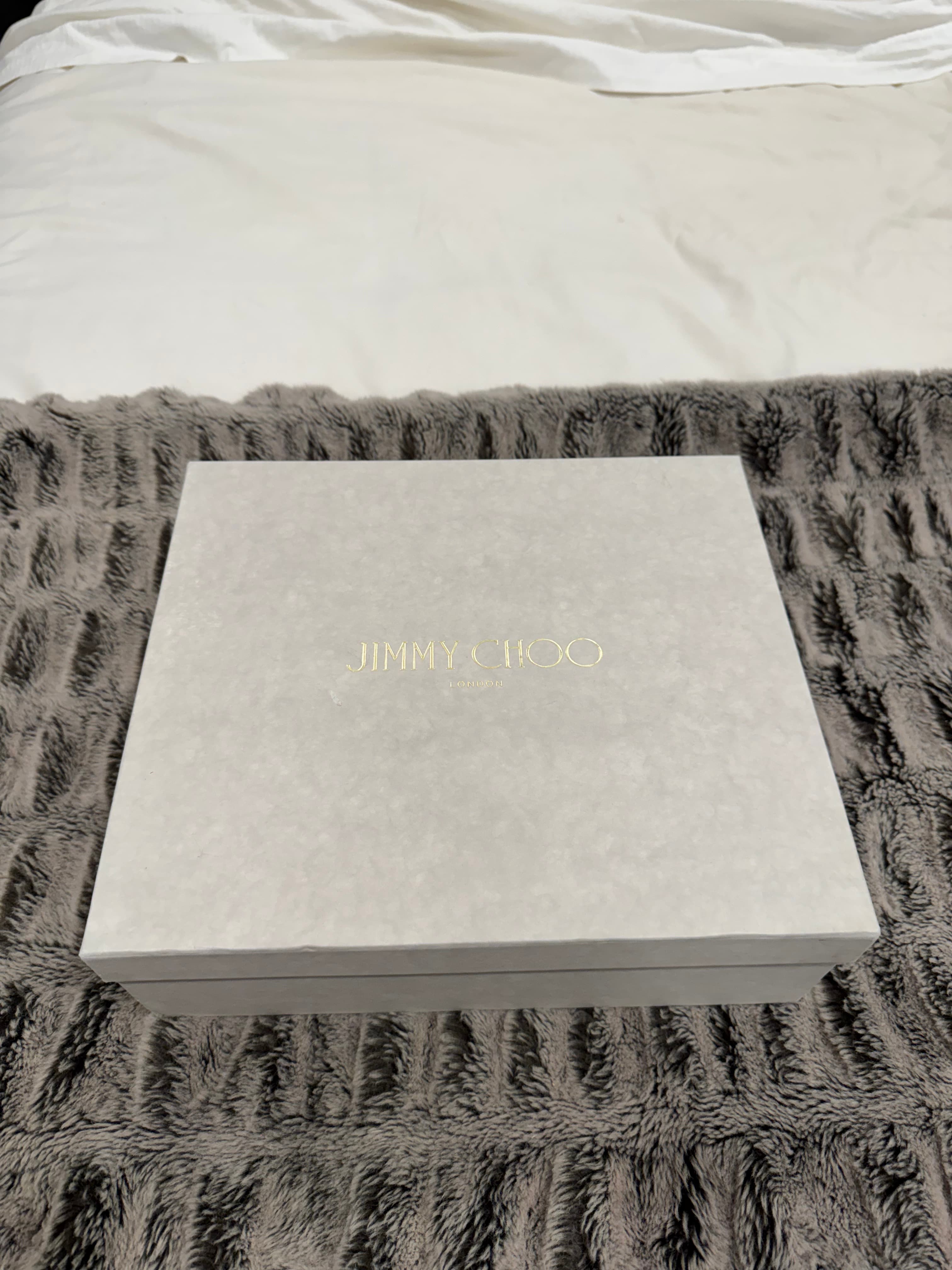 Jimmy Choo Ivory Satin Strappy Heeled Sandals - Brand New in Box